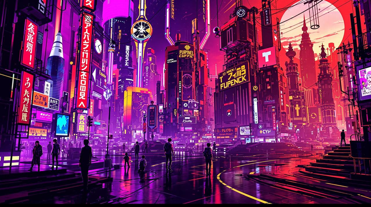 同人创作分享:暗夜行者赛博朋克风格插画合集 同人创作分享:暗夜行者赛博朋克风格插画合集 - 肉漫网热议话题